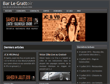 Tablet Screenshot of legrattoir.com